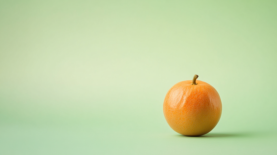 Fresh lulo fruit on a minimalist green background